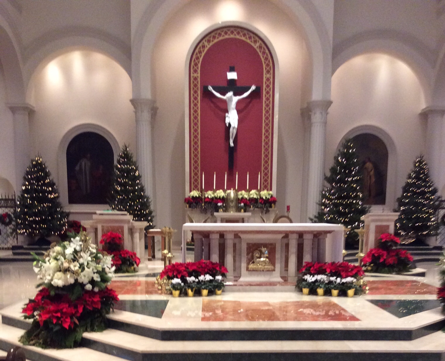 mary Jo's flowers in her church