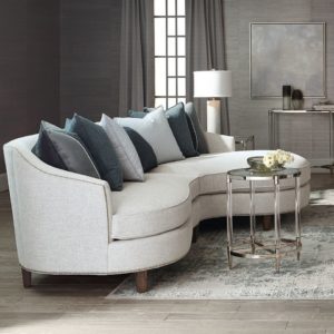 curves on this 2020 sofa are on trend for 2020