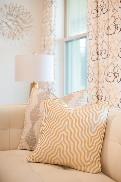 Pretty fabrics in contrasting patterns