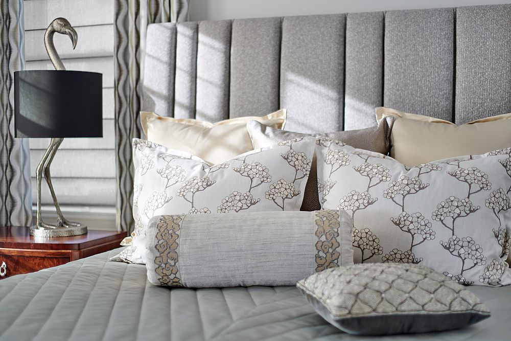 Texture gives a sophisticated finish to the room, bringing visual depth and tactile richness.